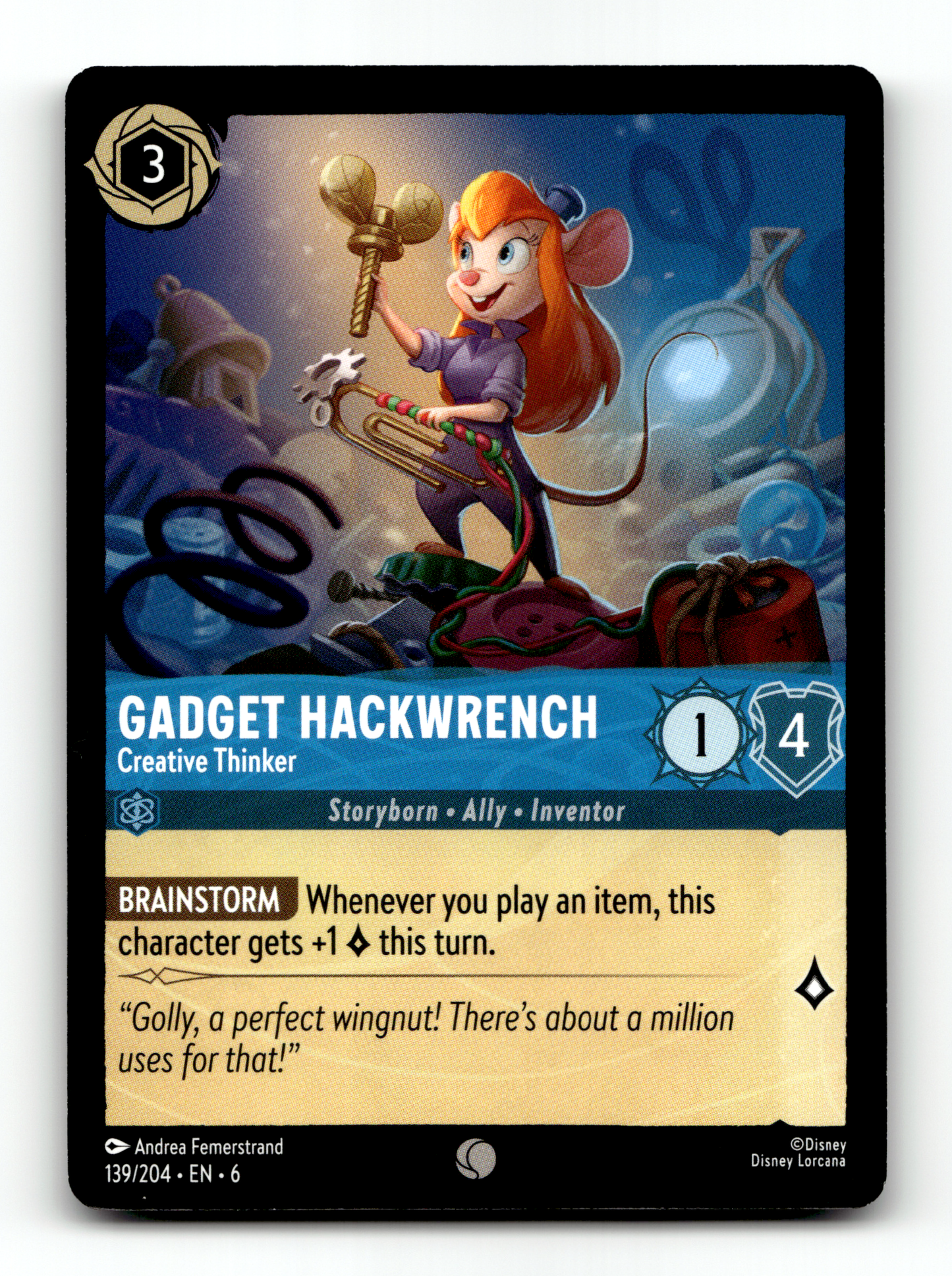 Gadget Hackwrench - Creative Thinker