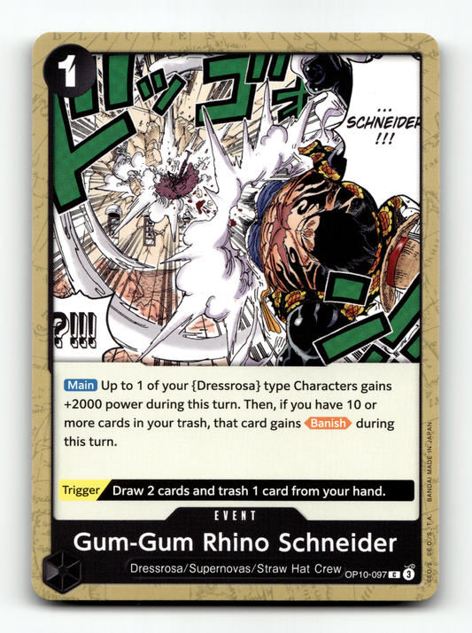 Gum-Gum Rhino Schneider