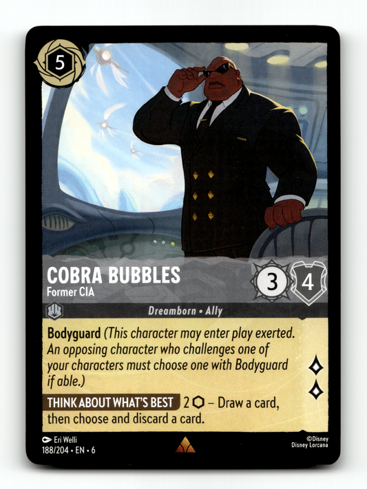 Cobra Bubbles - Former CIA