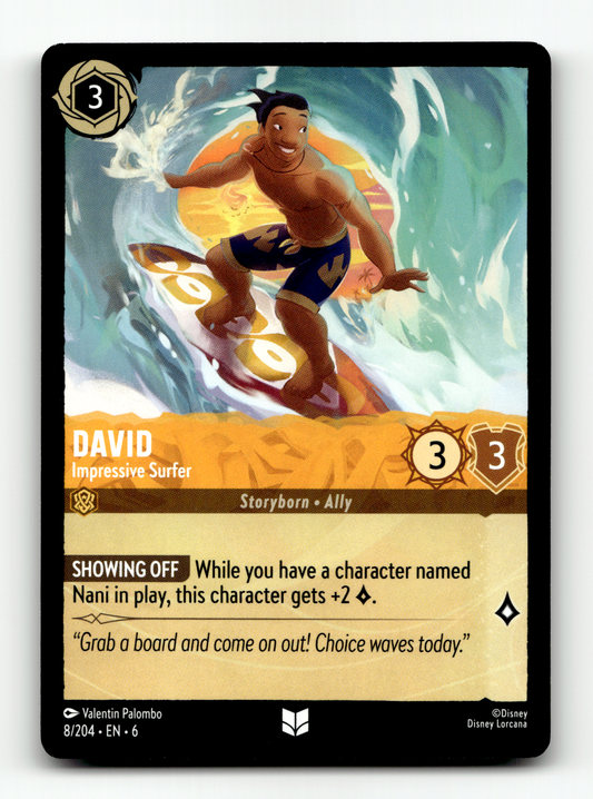David - Impressive Surfer