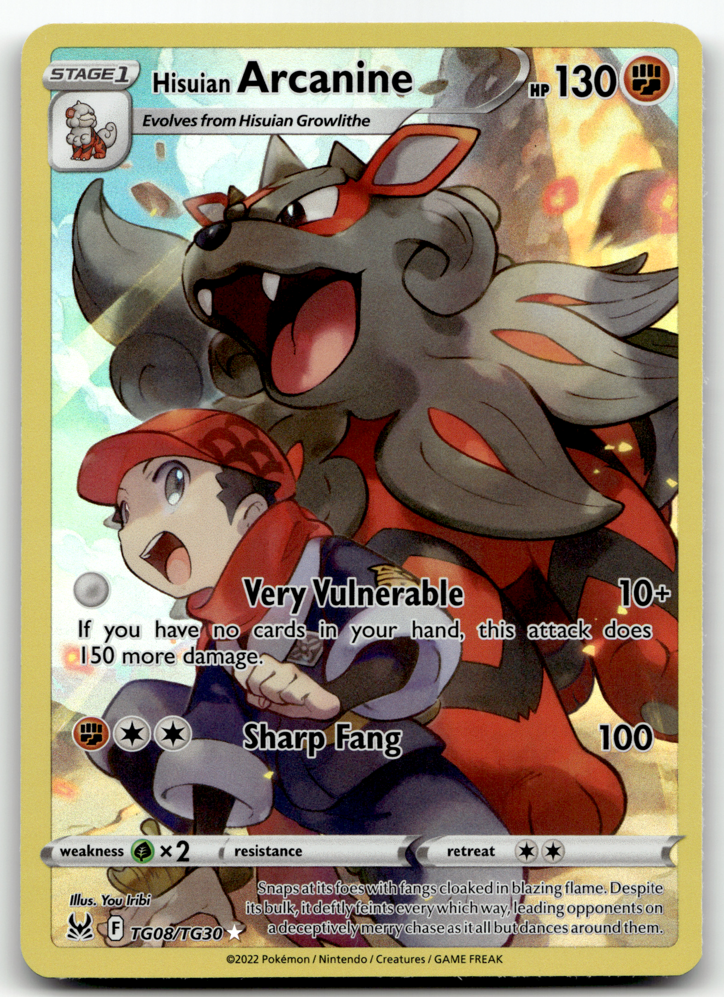 Hisuian Arcanine