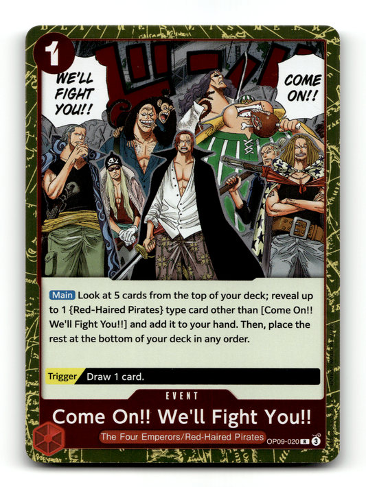 Come On!! We'll Fight You!!