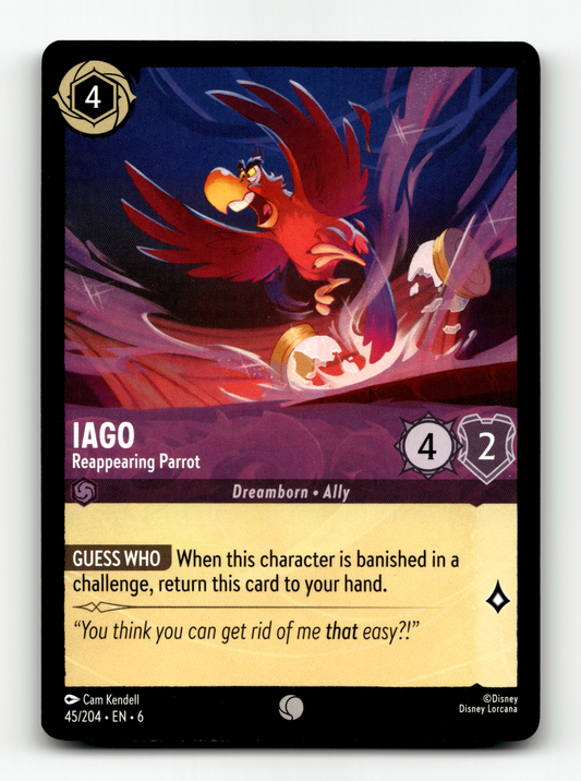 Iago - Reappering Parrot