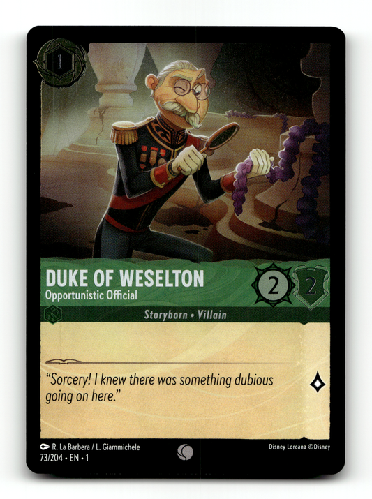 Duke of Weselton - Opportunistic Official
