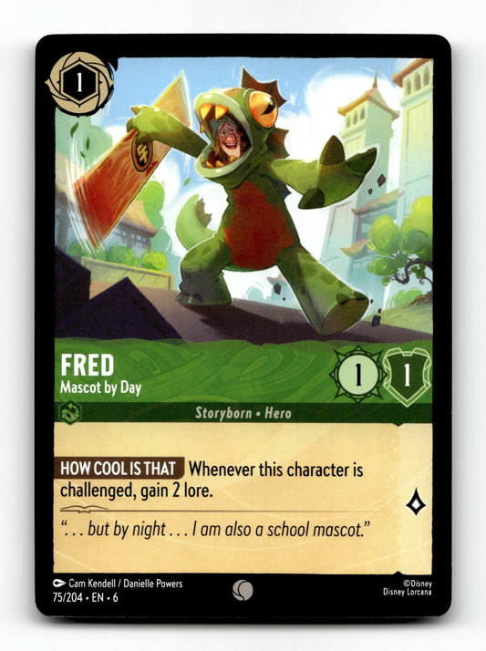 Fred - Mascot by Day