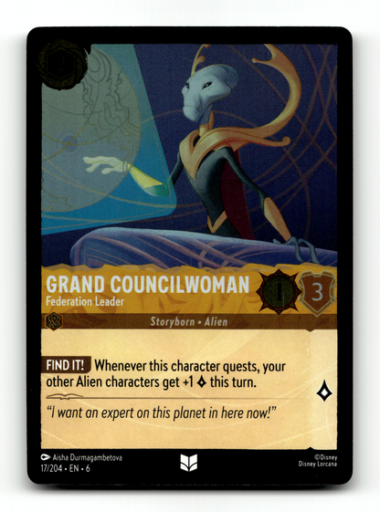 Grand Councilwoman - Federation Leader