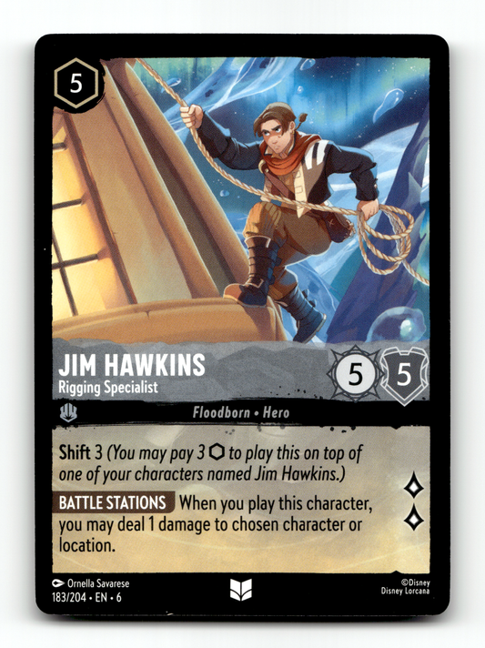 Jim Hawkins - Rigging Specialist