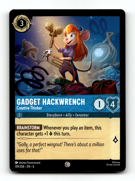 Gadget Hackwrench - Creative Thinker