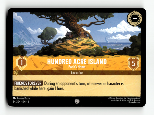 Hundred Acre Island - Pooh's Home