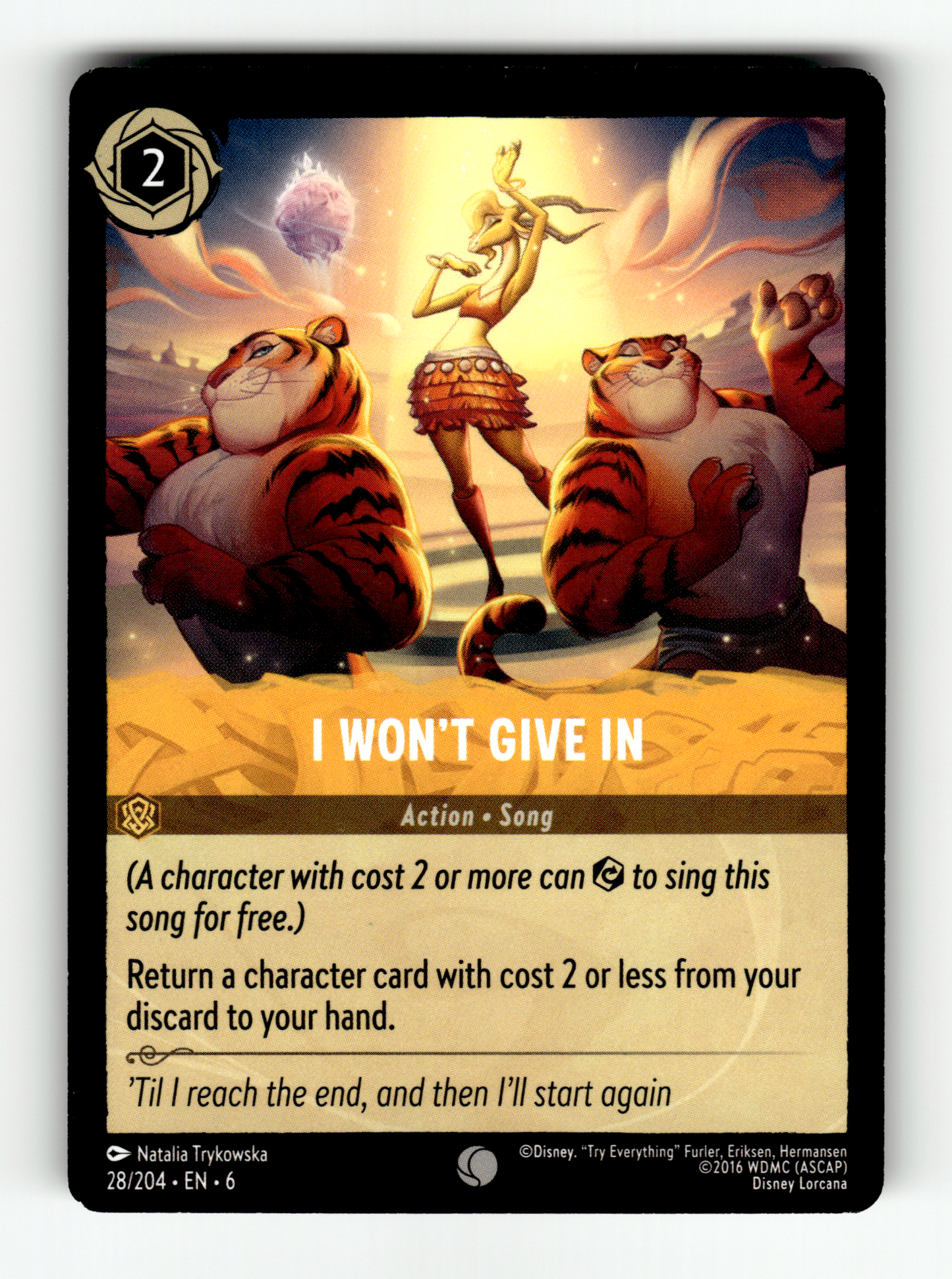 I Won't Give In