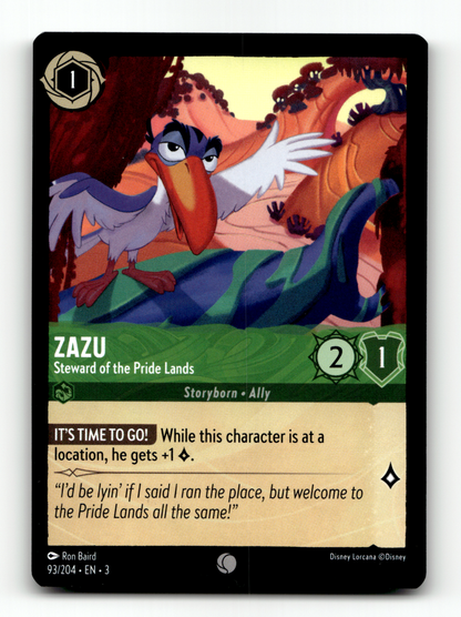 Zazu - Steward of Pride Lands