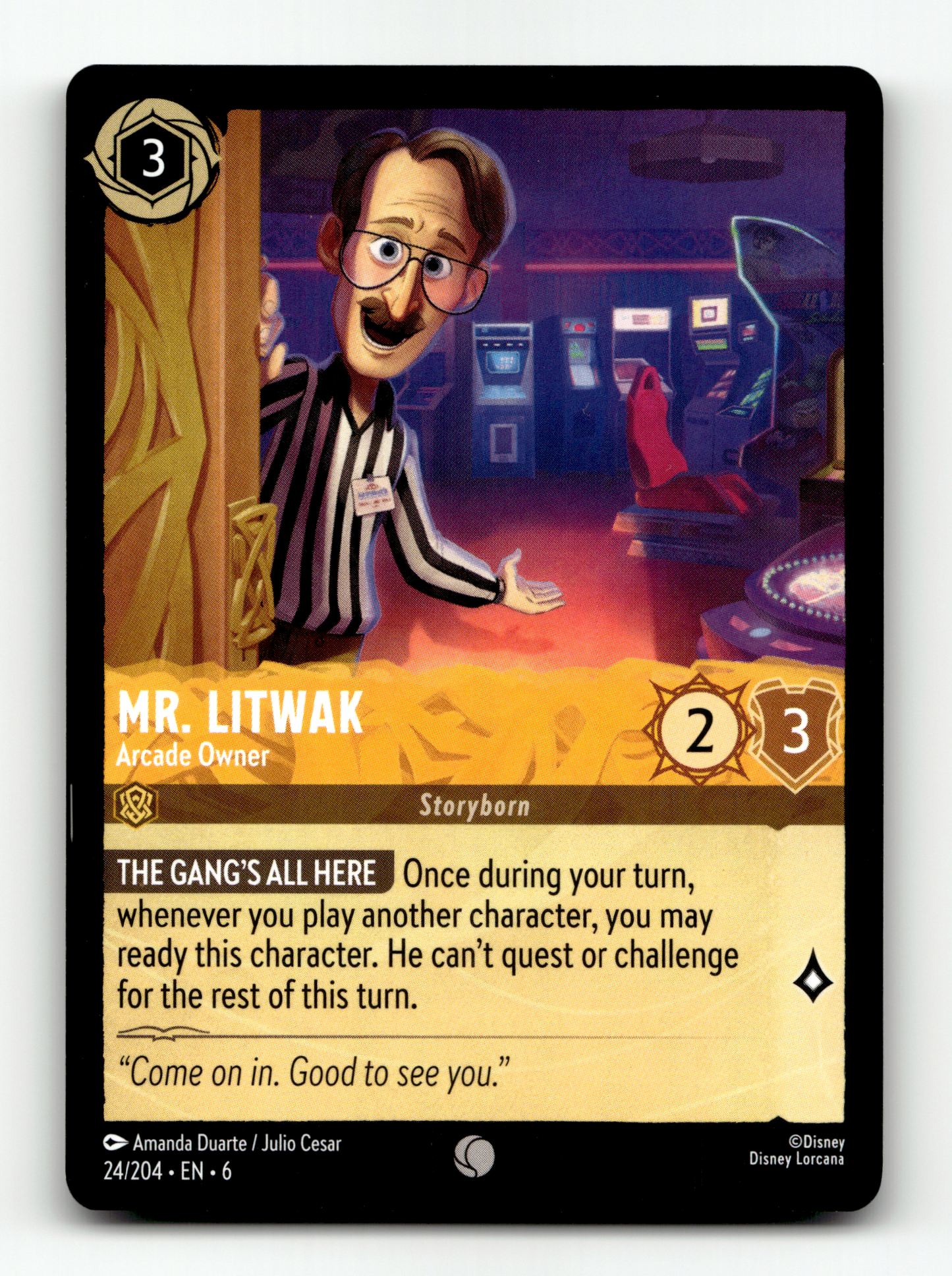 Mr. Litwak - Arcade Owner