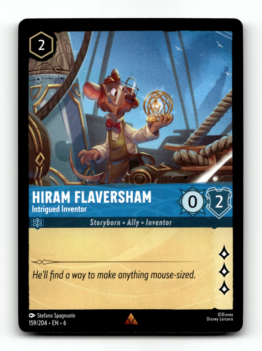Hiram Flaversham - Intrigued Inventor