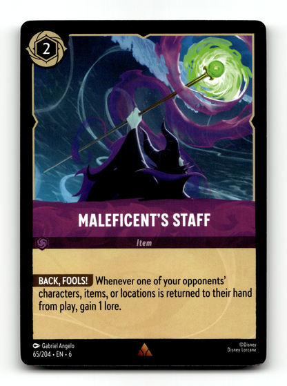 Maleficent's Staff