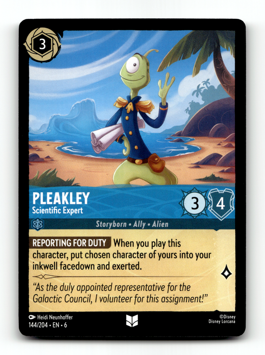Pleakley - Scientific Expert