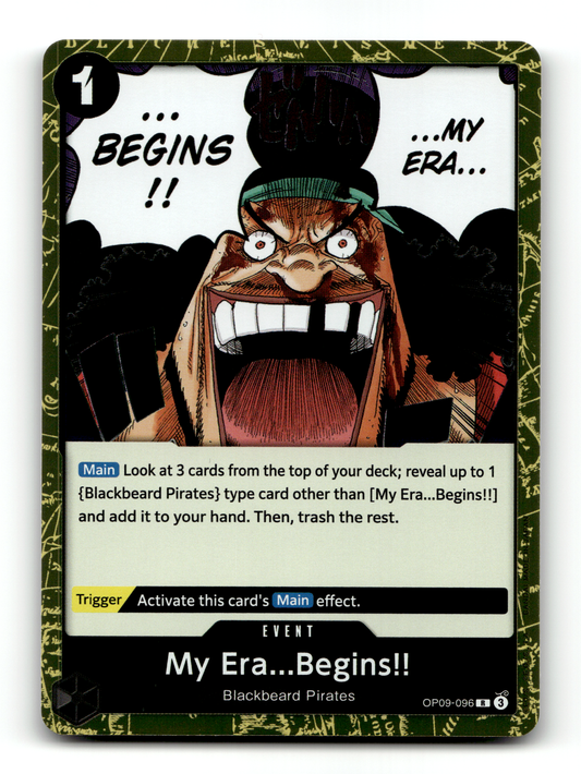 My Era...Begins!!