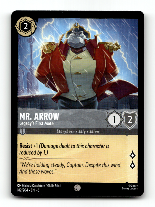 Mr. Arrow - Legacy's First Mate