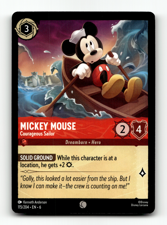 Mickey Mouse - Courageous Sailor