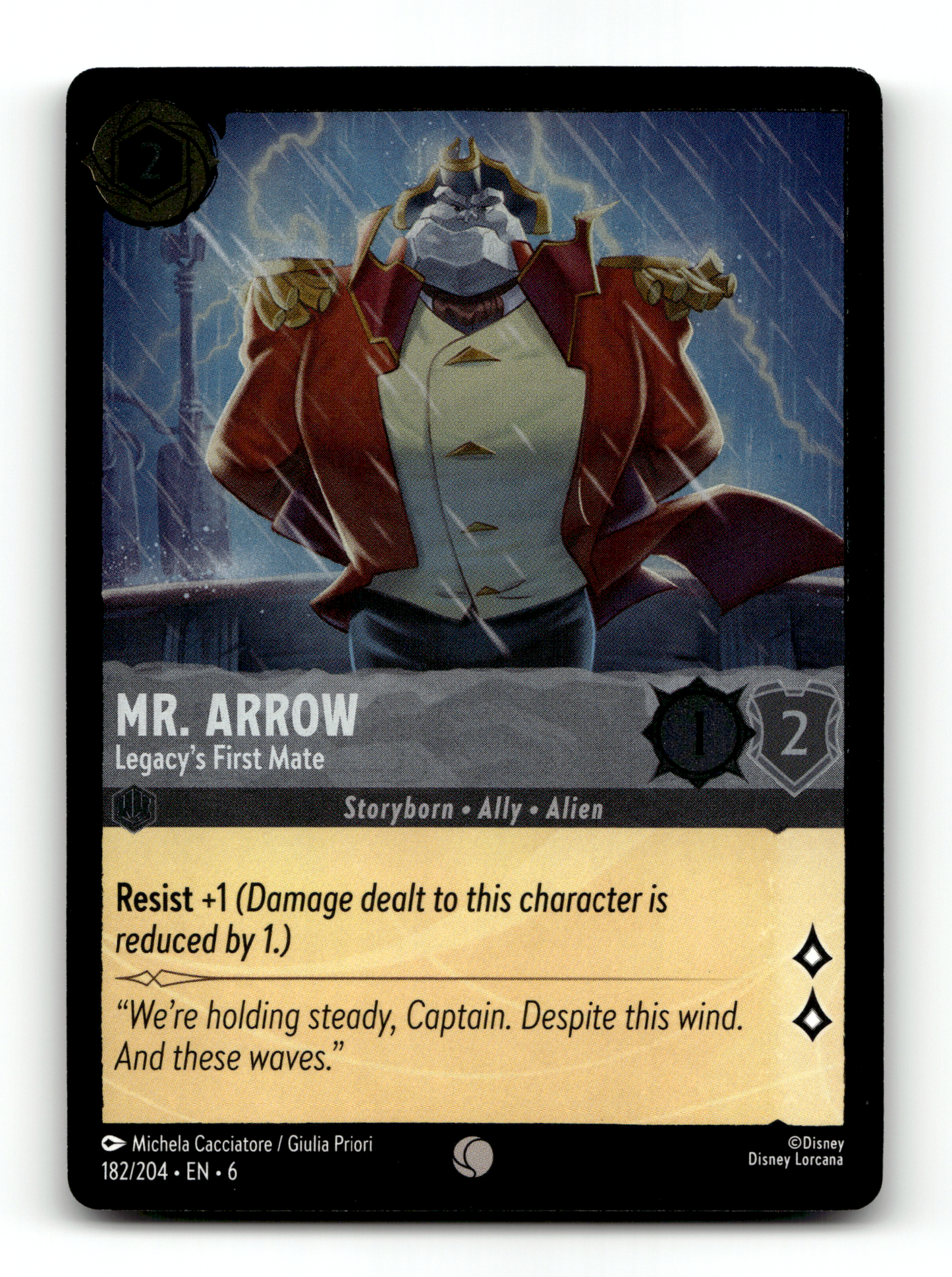 Mr. Arrow - Legacy's First Mate