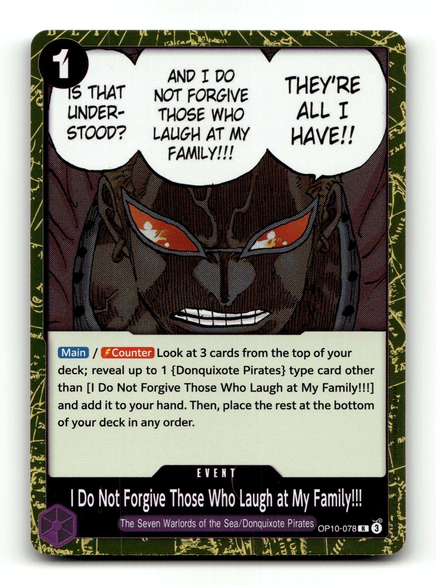 I Do Not Forgive Those Who Laugh At My Family!!!