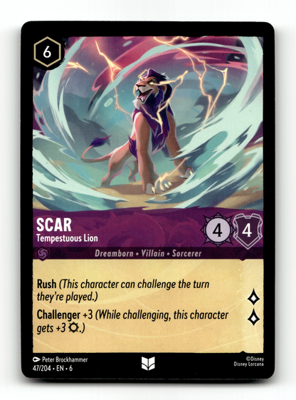 Scar - Tempestuous Lion
