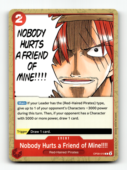 Nobody Hurts a Friend of Mine!!