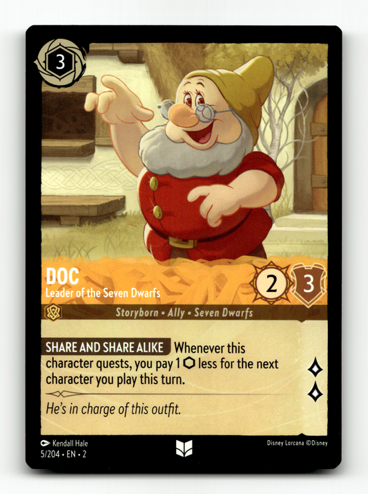 Doc - Leader of the Seven Dwarfs