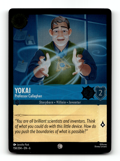 Yokai - Professor Callaghan